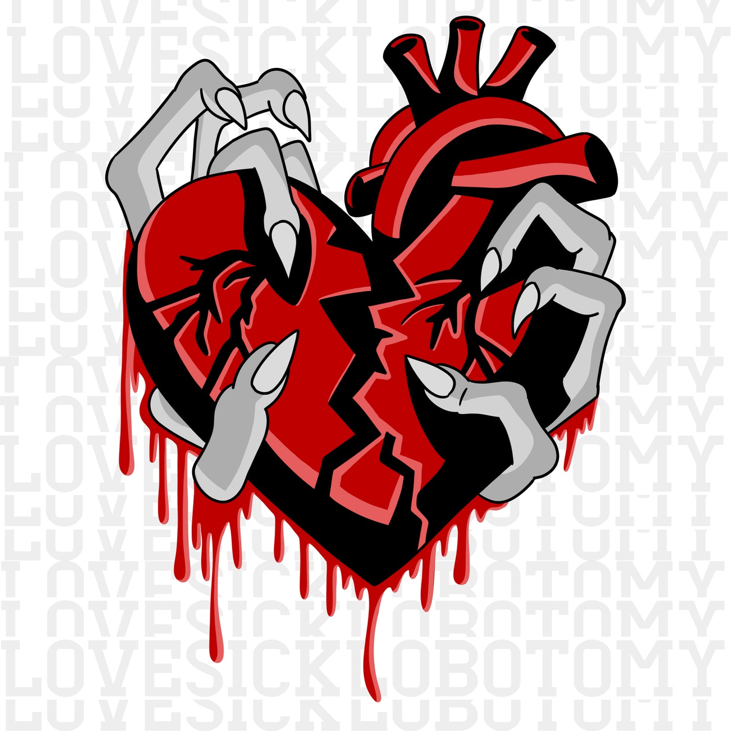 Cracked Heart with Claws