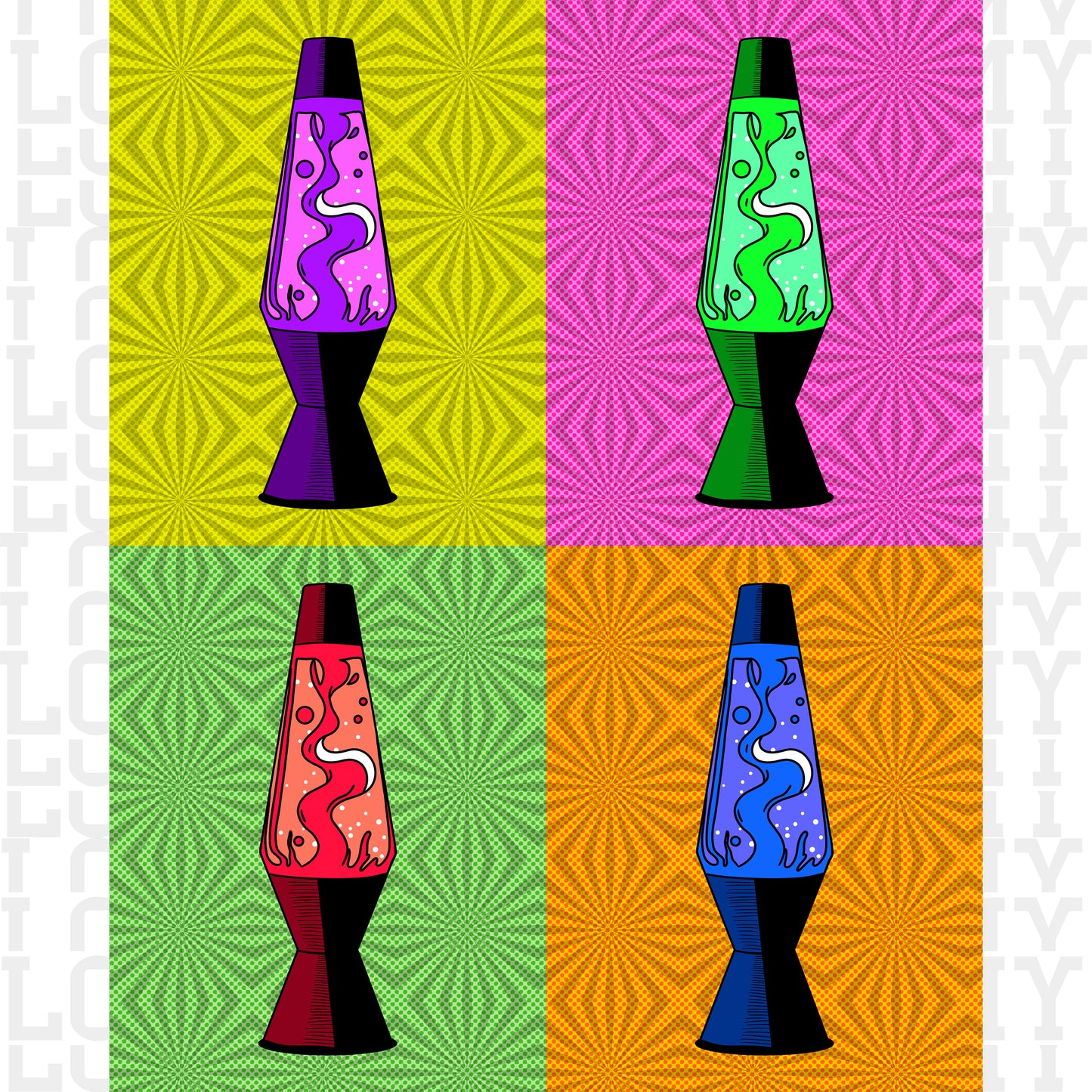 Pop Art Lava Lamps