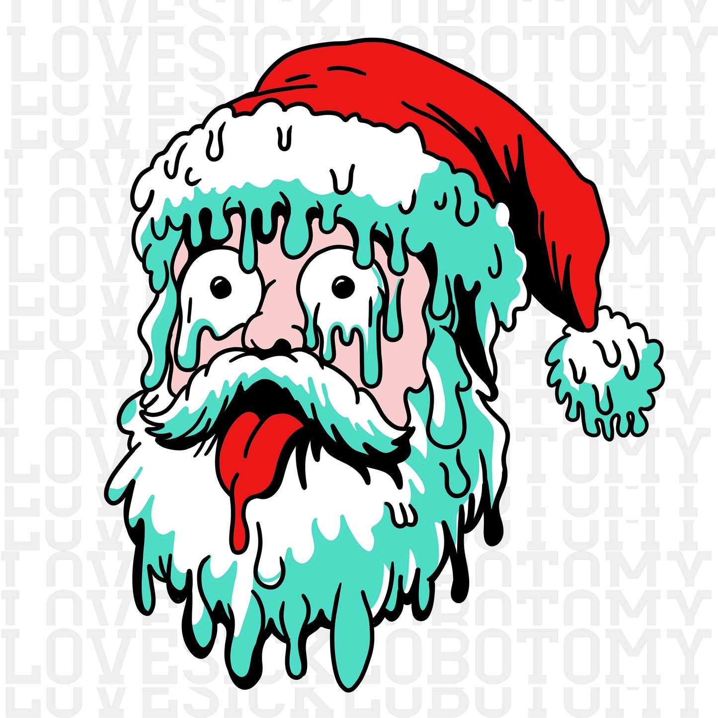 Melting Santa