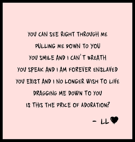 New Poem - Adoration