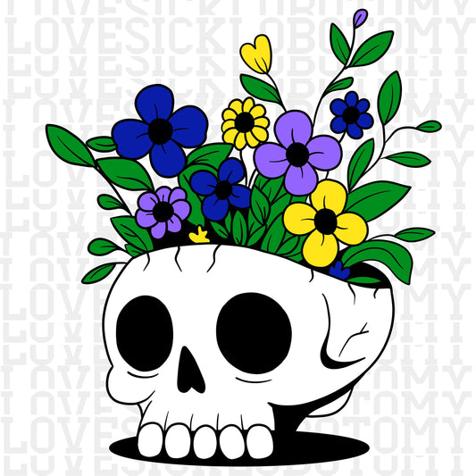 Floral Skull