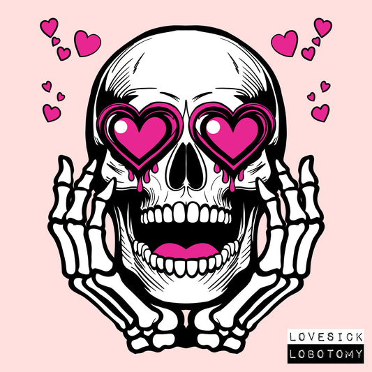 Heart Eyes Skull