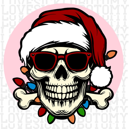 Christmas Skull & Bones