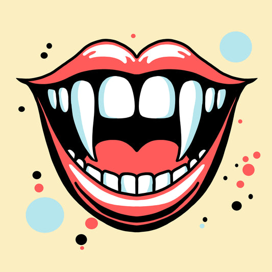 Pop Art Vampire Fangs