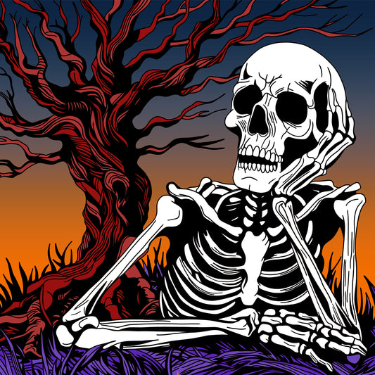 Daydreaming Skeleton