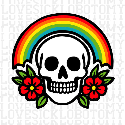 Rainbow Skull