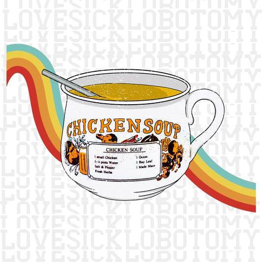 Retro Chicken Soup Bowl
