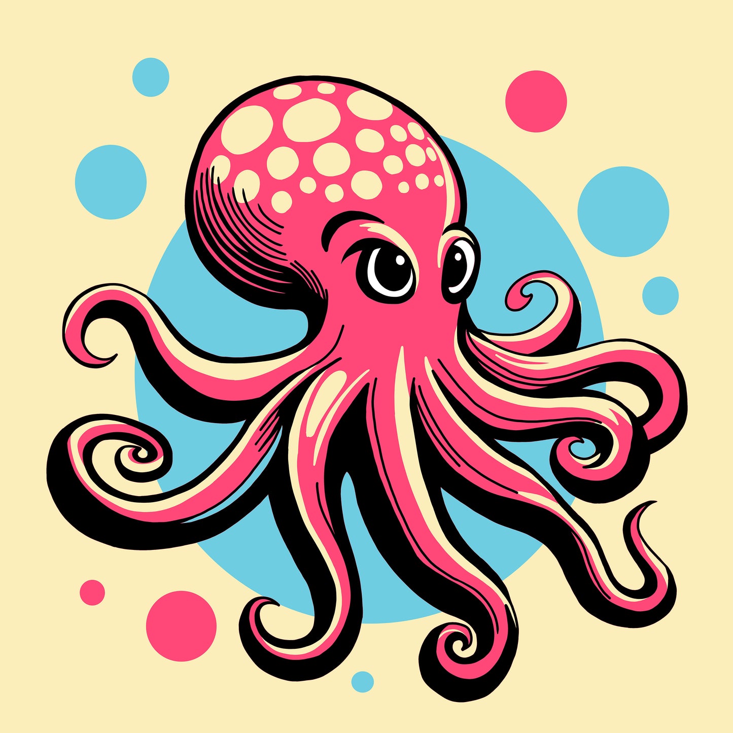 Pop Art Octopus