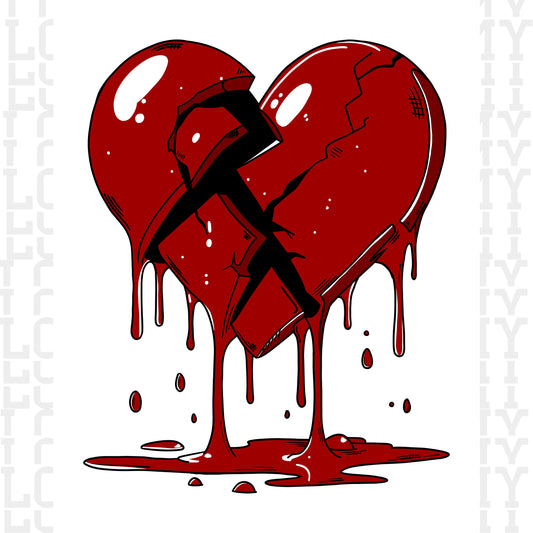 Melting, Cracked Heart