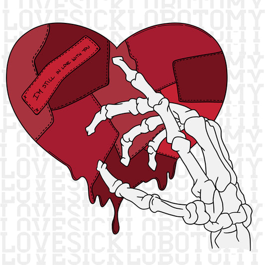 Broken Heart Skeleton
