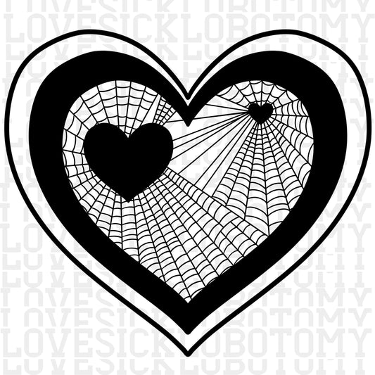 Spider Web Heart