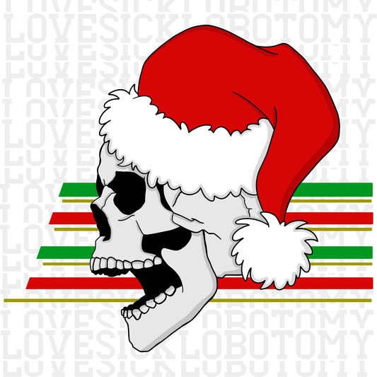 Skeleton Santa Hat