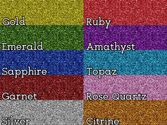 Gemstone Glitter Patterns