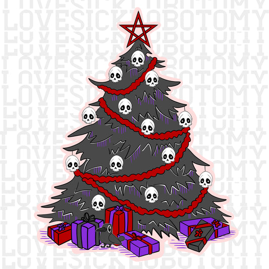 Gothic Skull Christmas Tree