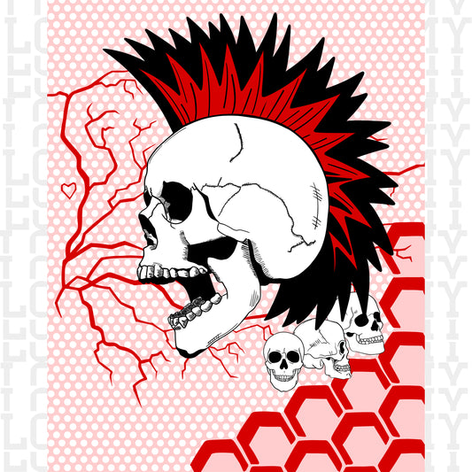 Punk Skull Prints