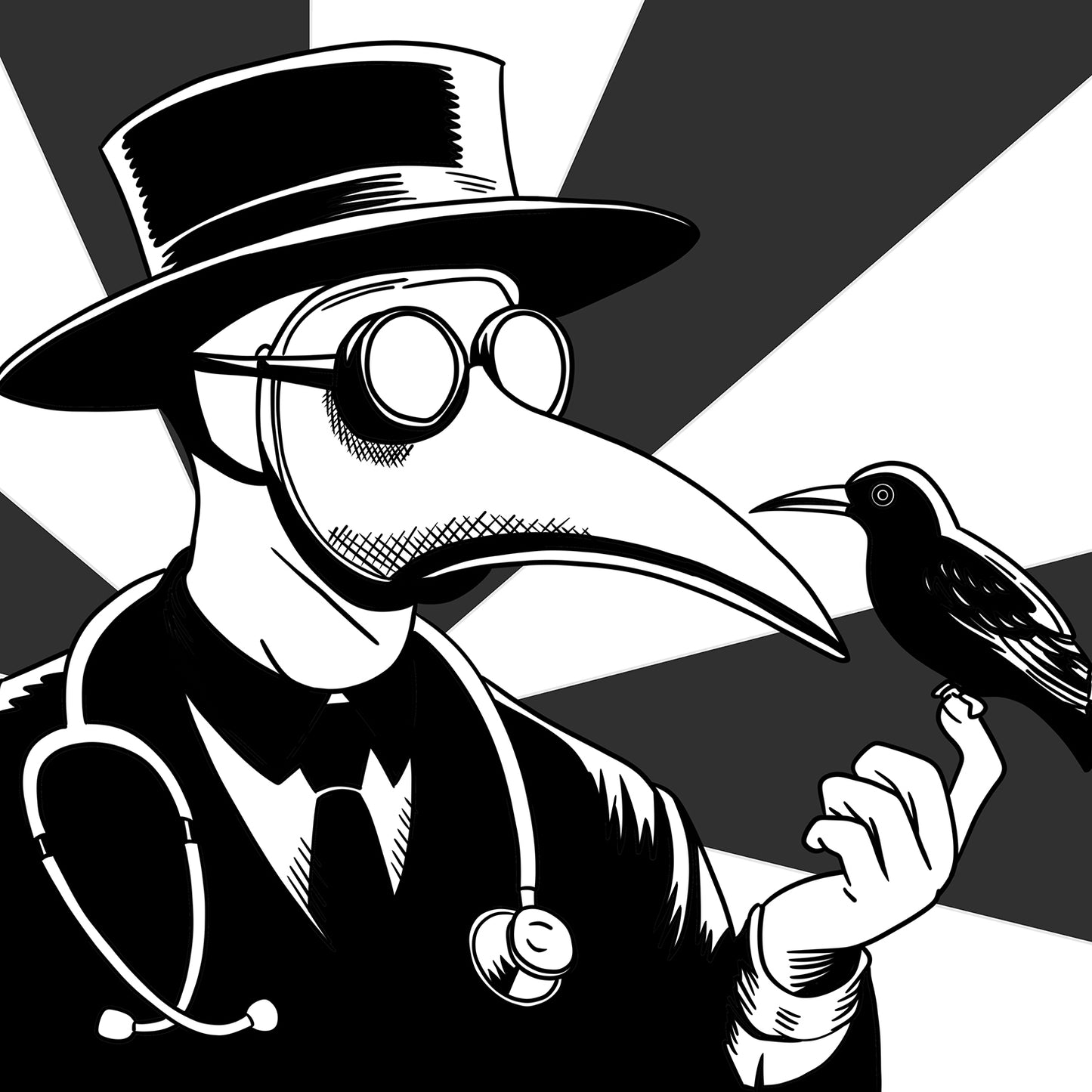 Pop Art Plague Doctor